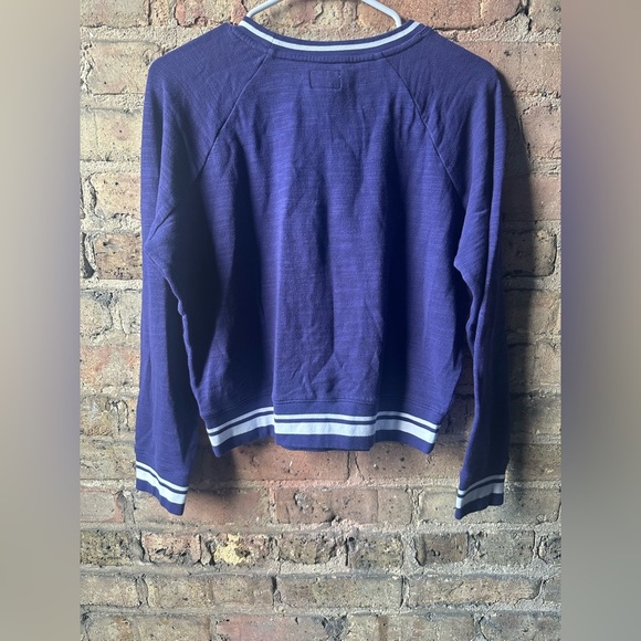 J. Crew Vintage Fleece in Rich Purple - Picture 2 of 5